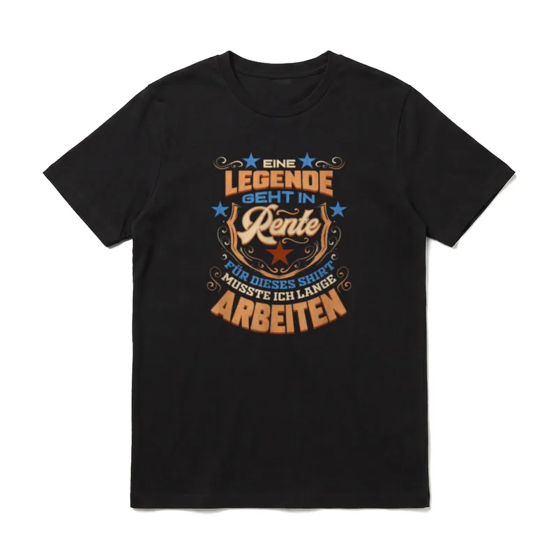Rente Legende für Renteneintritt T-Shirt – Klassisches T-Shirt in Schwarz