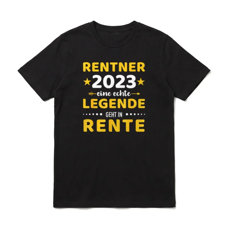 Rentner 2023 echte Legende T-Shirt – Klassisches T-Shirt in Schwarz