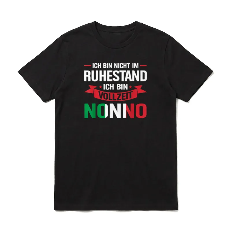 Nonno Rentner Opa T-Shirt – Klassisches T-Shirt in Schwarz