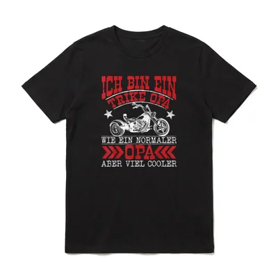 Trike Rentner Triker Trike T-Shirt – Klassisches T-Shirt in Schwarz