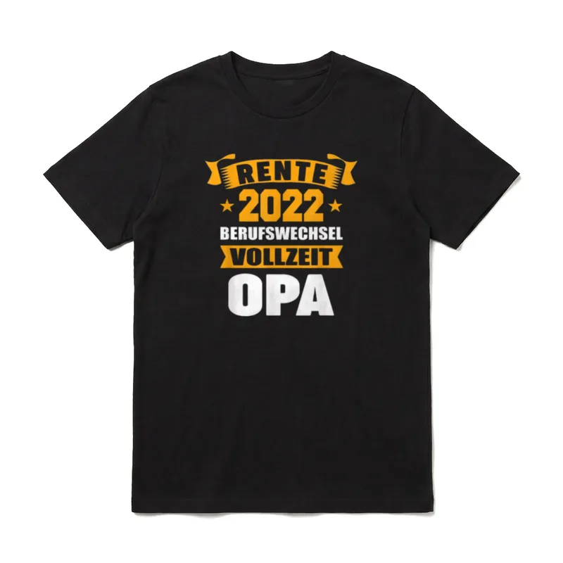 Rente 2022 Berufswechsel Vollzeit T-Shirt – Klassisches T-Shirt in Schwarz