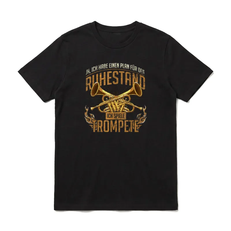 Ruhestand Rente für Trompeter T-Shirt – Klassisches T-Shirt in Schwarz