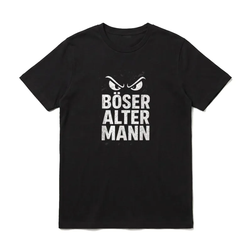 Böser Alter Mann Böser T-Shirt – Klassisches T-Shirt in Schwarz