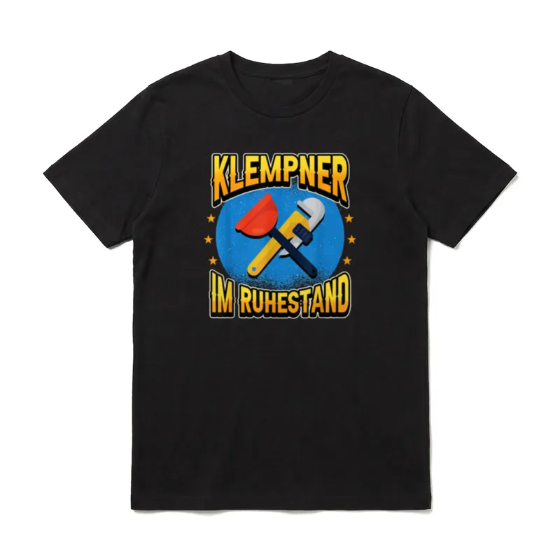 Klempner im Ruhestand Opa T-Shirt – Klassisches T-Shirt in Schwarz