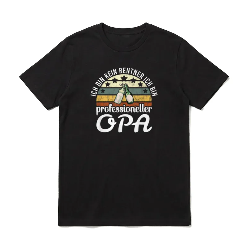 Ich Bin kein Rentner lustiges T-Shirt – Klassisches T-Shirt in Schwarz