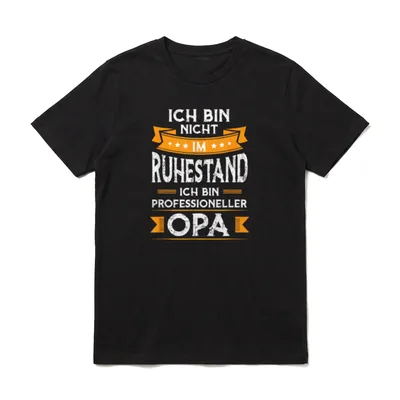 Ich bin nicht T-Shirt – Klassisches T-Shirt in Schwarz