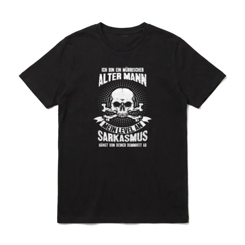 Ich bin ein alter T-Shirt – Klassisches T-Shirt in Schwarz