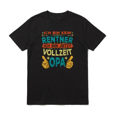 Lustiges Ich bin kein T-Shirt – Klassisches T-Shirt in Schwarz