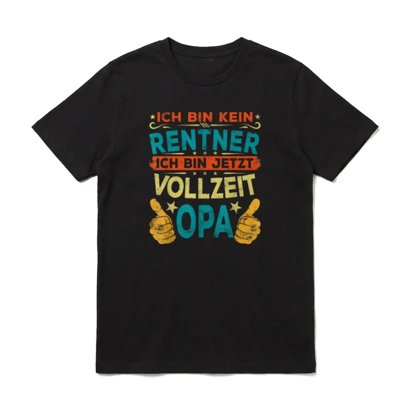 Lustiges Ich bin kein T-Shirt – Klassisches T-Shirt in Schwarz