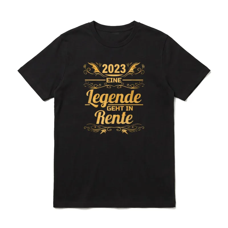 Rentner 2023 Legende geht T-Shirt – Klassisches T-Shirt in Schwarz