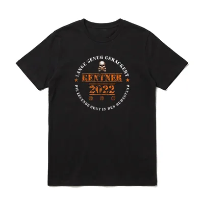 Rente Ruhestand Pensionär Legende T-Shirt – Klassisches T-Shirt in Schwarz