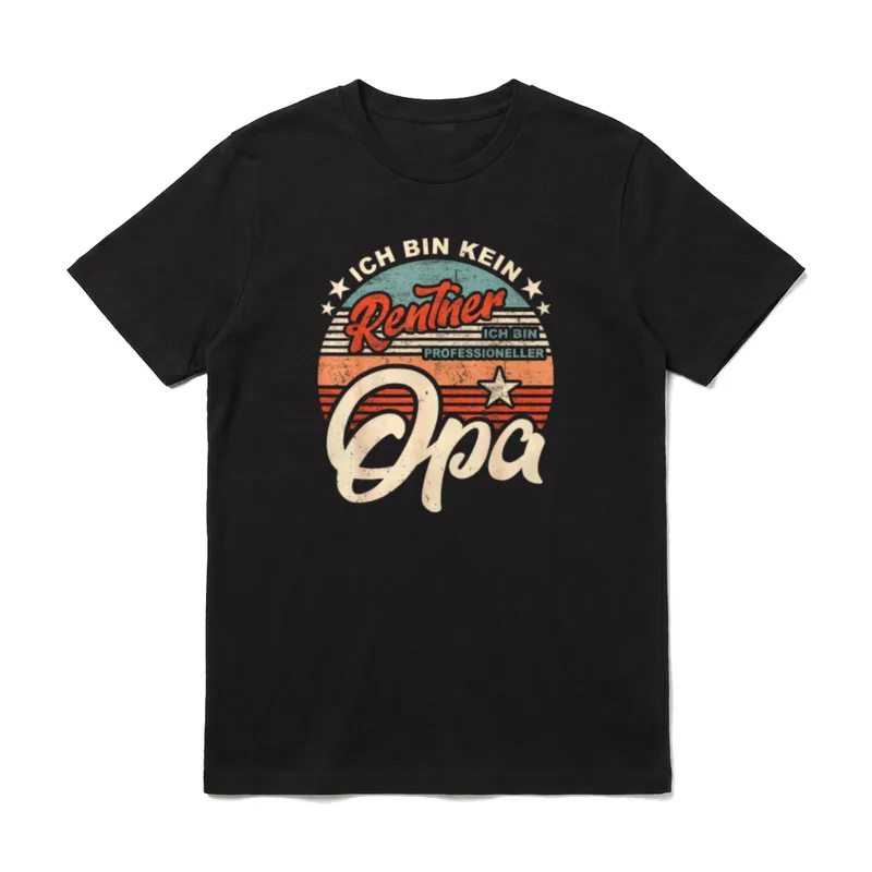 Großvater Rentner Großpapa Ruhestand T-Shirt – Klassisches T-Shirt in Schwarz