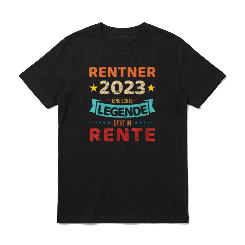 Rentner 2023 Legende geht T-Shirt – Klassisches T-Shirt in Schwarz