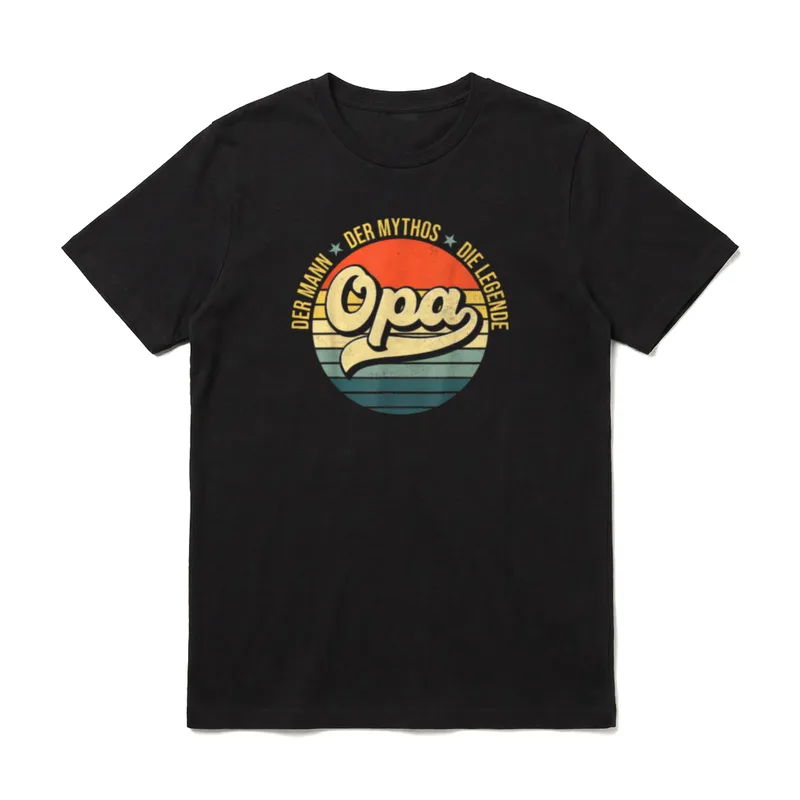 Opa Geschenk T-Shirt – Klassisches T-Shirt in Schwarz
