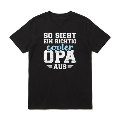 So sieht ein richtig T-Shirt – Klassisches T-Shirt in Schwarz