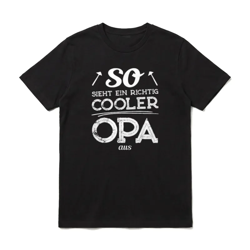 So Sieht EIN richtig Cooler T-Shirt – Klassisches T-Shirt in Schwarz