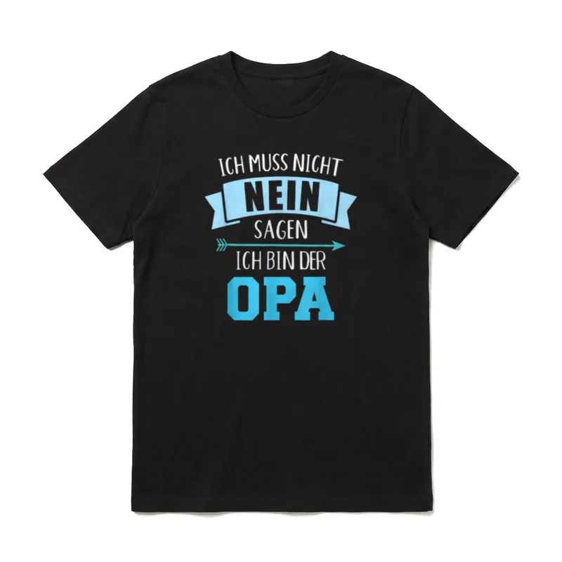 Ich muss Nicht Nein Sagen T-Shirt – Klassisches T-Shirt in Schwarz