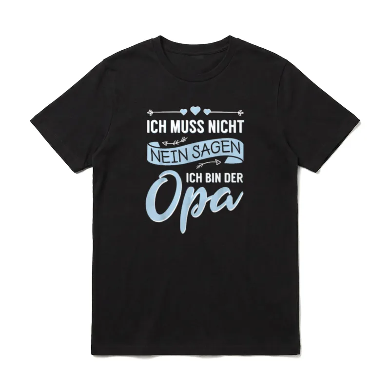Opa Geburtstag Opa Spruch T-Shirt – Klassisches T-Shirt in Schwarz