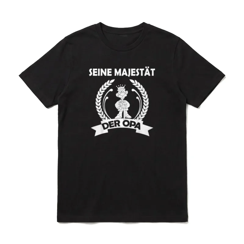 Seine Majestät der Opa Opa Sprüche & Geschenke T-Shirt – Klassisches T-Shirt in Schwarz