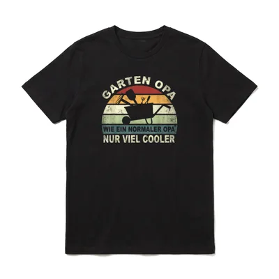 Gärtner Opa Landschaftsbau Großvater T-Shirt – Klassisches T-Shirt in Schwarz