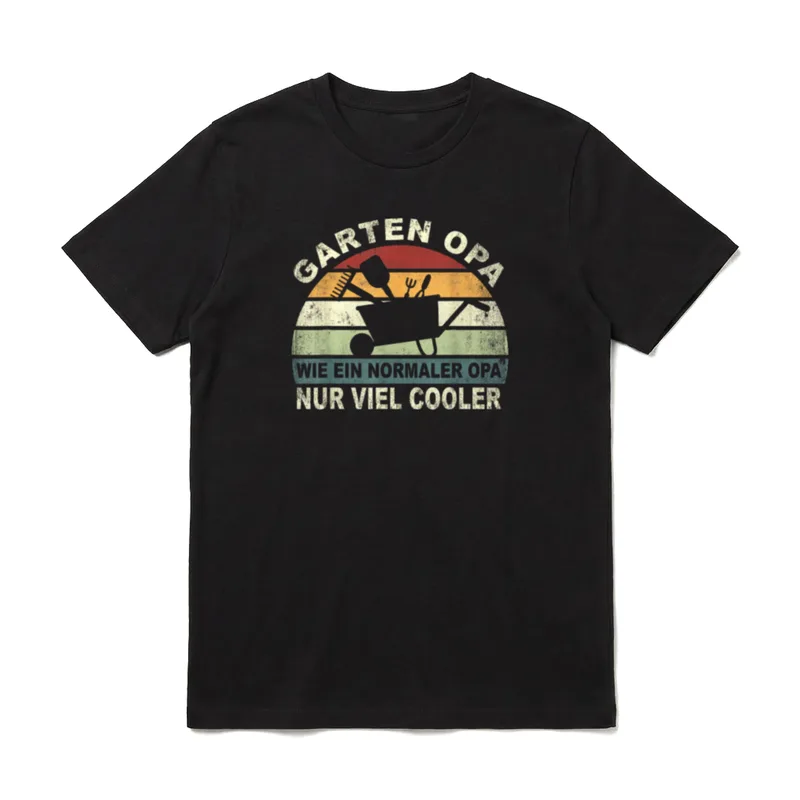 Gärtner Opa Landschaftsbau Großvater T-Shirt – Klassisches T-Shirt in Schwarz