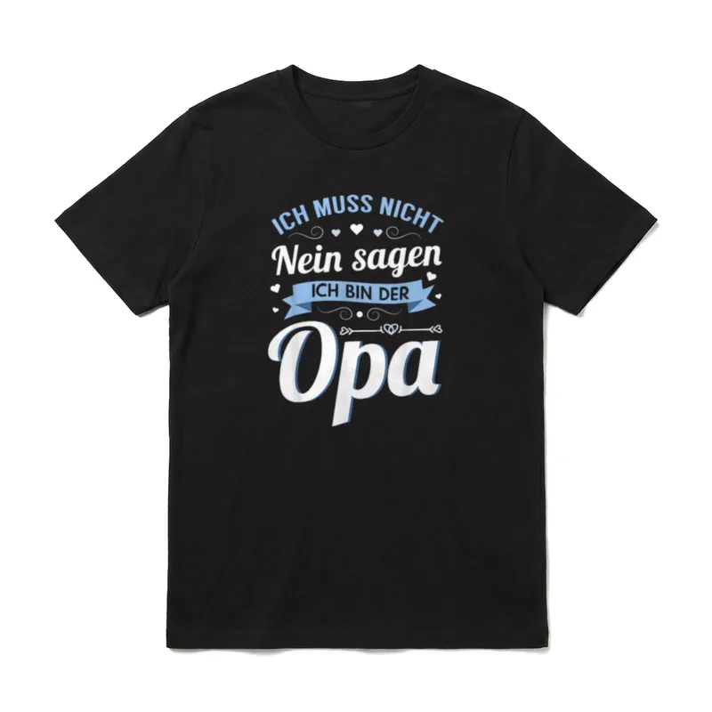 Opa Geburtstag Opa Spruch T-Shirt – Klassisches T-Shirt in Schwarz