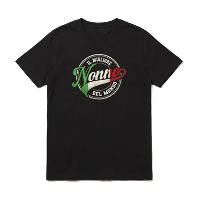 Opa Nonno Italienische T-Shirt – Klassisches T-Shirt in Schwarz