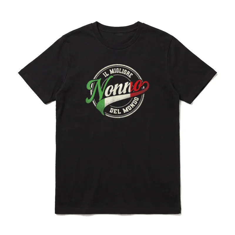 Opa Nonno Italienische T-Shirt – Klassisches T-Shirt in Schwarz