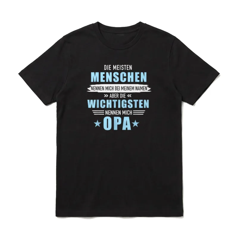Wichtigsten Menschen nennen mich T-Shirt – Klassisches T-Shirt in Schwarz