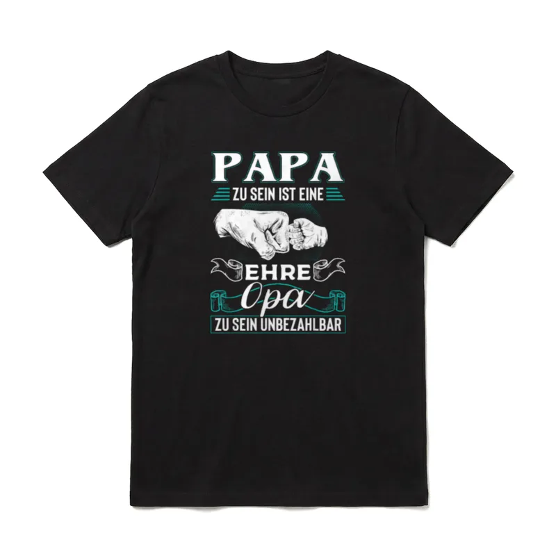 Papa Zu Sein Ist T-Shirt – Klassisches T-Shirt in Schwarz