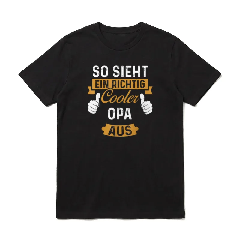 So sieht ein richtig T-Shirt – Klassisches T-Shirt in Schwarz