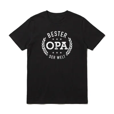 Bester Opa der Welt Opa Sprüche & Geschenke T-Shirt – Klassisches T-Shirt in Schwarz