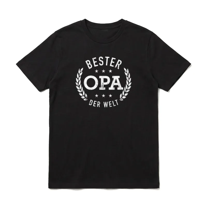 Bester Opa der Welt Opa Sprüche & Geschenke T-Shirt – Klassisches T-Shirt in Schwarz