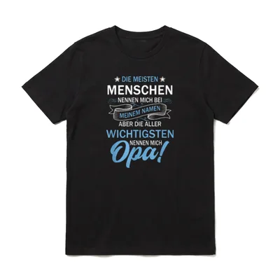 Vati Vater Die meisten T-Shirt – Klassisches T-Shirt in Schwarz