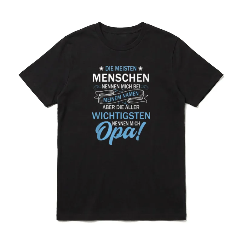Vati Vater Die meisten T-Shirt – Klassisches T-Shirt in Schwarz