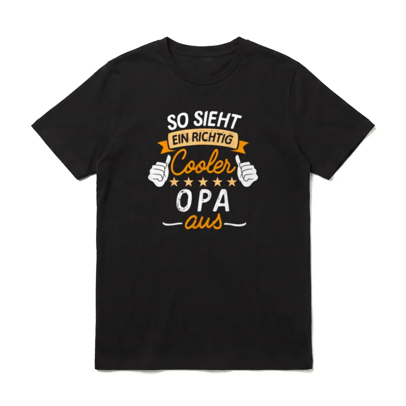 So Sieht Ein Richtig T-Shirt – Klassisches T-Shirt in Schwarz