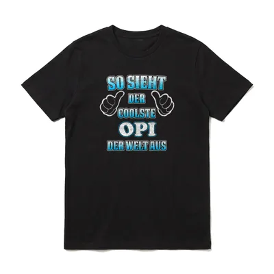 So sieht der coolste T-Shirt – Klassisches T-Shirt in Schwarz