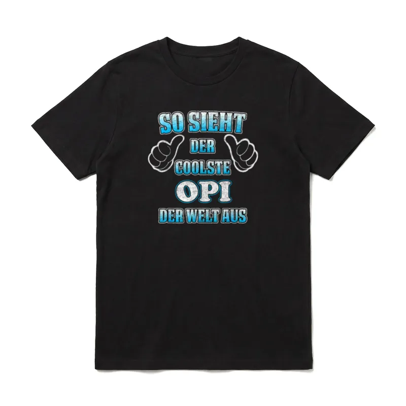 So sieht der coolste T-Shirt – Klassisches T-Shirt in Schwarz