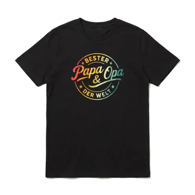 Opa Geburtstag Opa Spruch T-Shirt – Klassisches T-Shirt in Schwarz