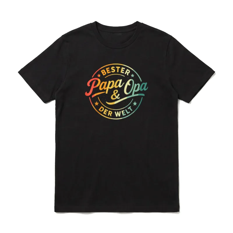 Opa Geburtstag Opa Spruch T-Shirt – Klassisches T-Shirt in Schwarz