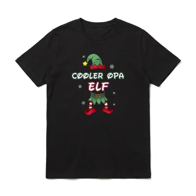 Elf Familienoutfit Familien T-Shirt – Klassisches T-Shirt in Schwarz