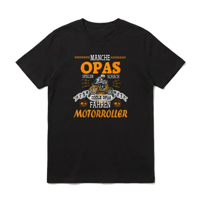 Manche Opas spielen Schach T-Shirt – Klassisches T-Shirt in Schwarz