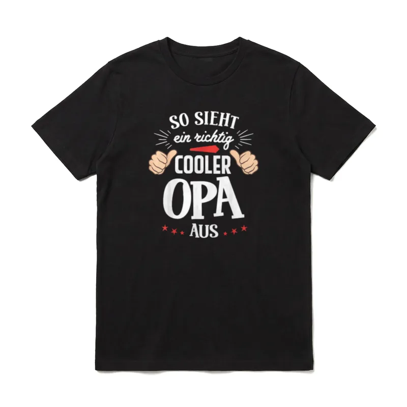 So Sieht EIN Richtig T-Shirt – Klassisches T-Shirt in Schwarz