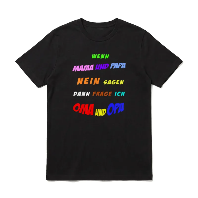 Wenn Mama und Papa T-Shirt – Klassisches T-Shirt in Schwarz