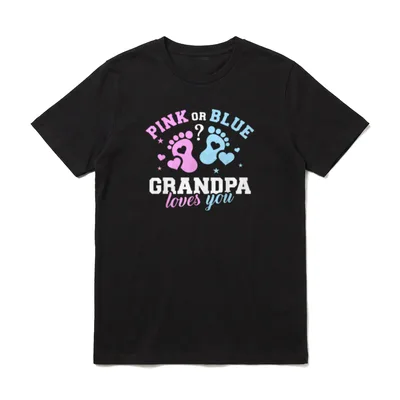 Gender Reveal Opa T-Shirt – Klassisches T-Shirt in Schwarz