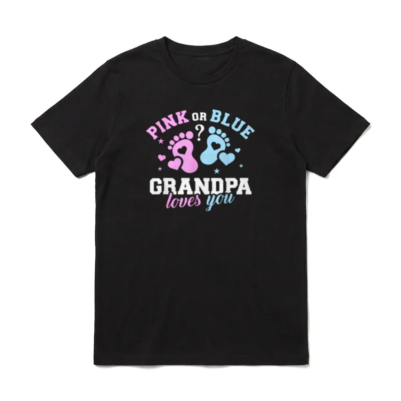 Gender Reveal Opa T-Shirt – Klassisches T-Shirt in Schwarz