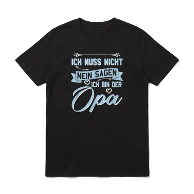 Oma Weltbester Ich muss T-Shirt – Klassisches T-Shirt in Schwarz