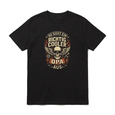 Opa Geburtstag Opa Spruch T-Shirt – Klassisches T-Shirt in Schwarz