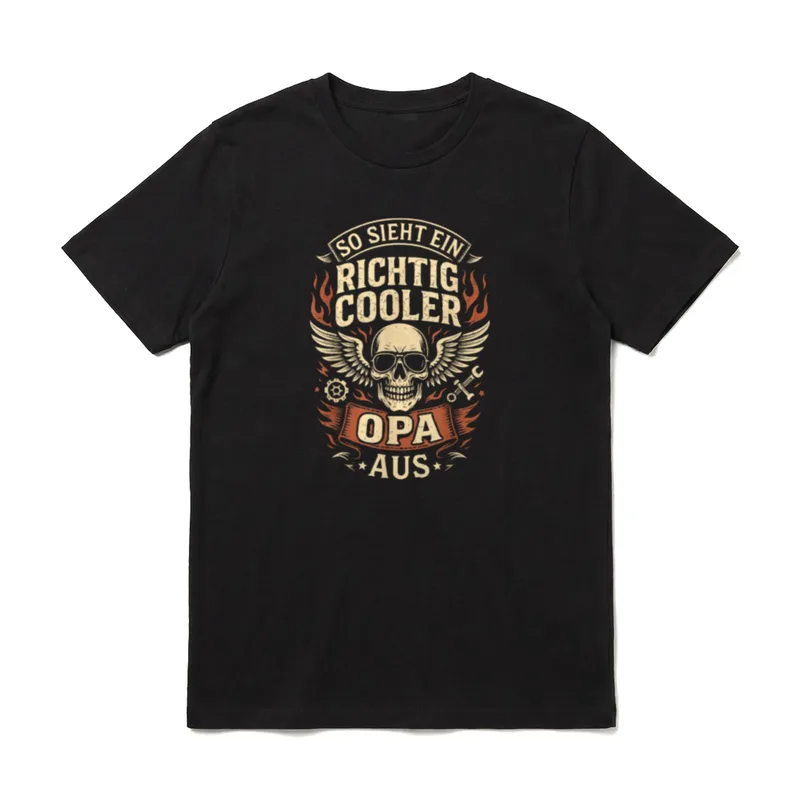 Opa Geburtstag Opa Spruch T-Shirt – Klassisches T-Shirt in Schwarz