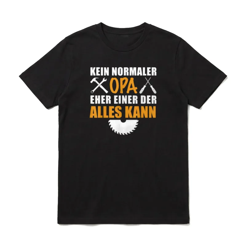 Kein normaler Opa T-Shirt – Klassisches T-Shirt in Schwarz